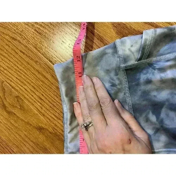 X by Gottex Women's Gray and White Athletic Leggings Size Small Yoga Running - Picture 4 of 6